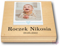 Pudełko Personalizowane na Roczek dla chłopca, Pudełko ze zdjęciem Roczek